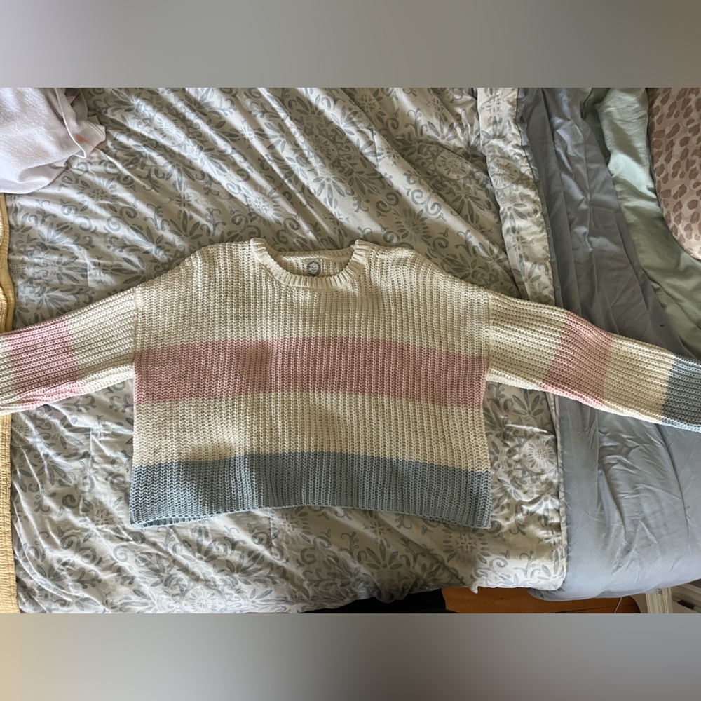 Colorful Striped Women's Sweater